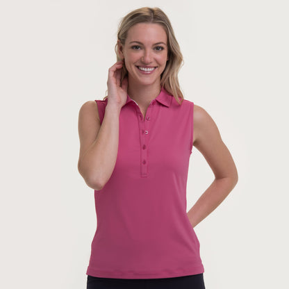 SLEEVELESS CHARLOTTE JERSEY POLO