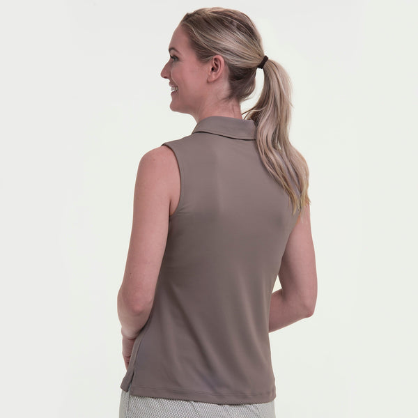 SLEEVELESS CHARLOTTE JERSEY POLO