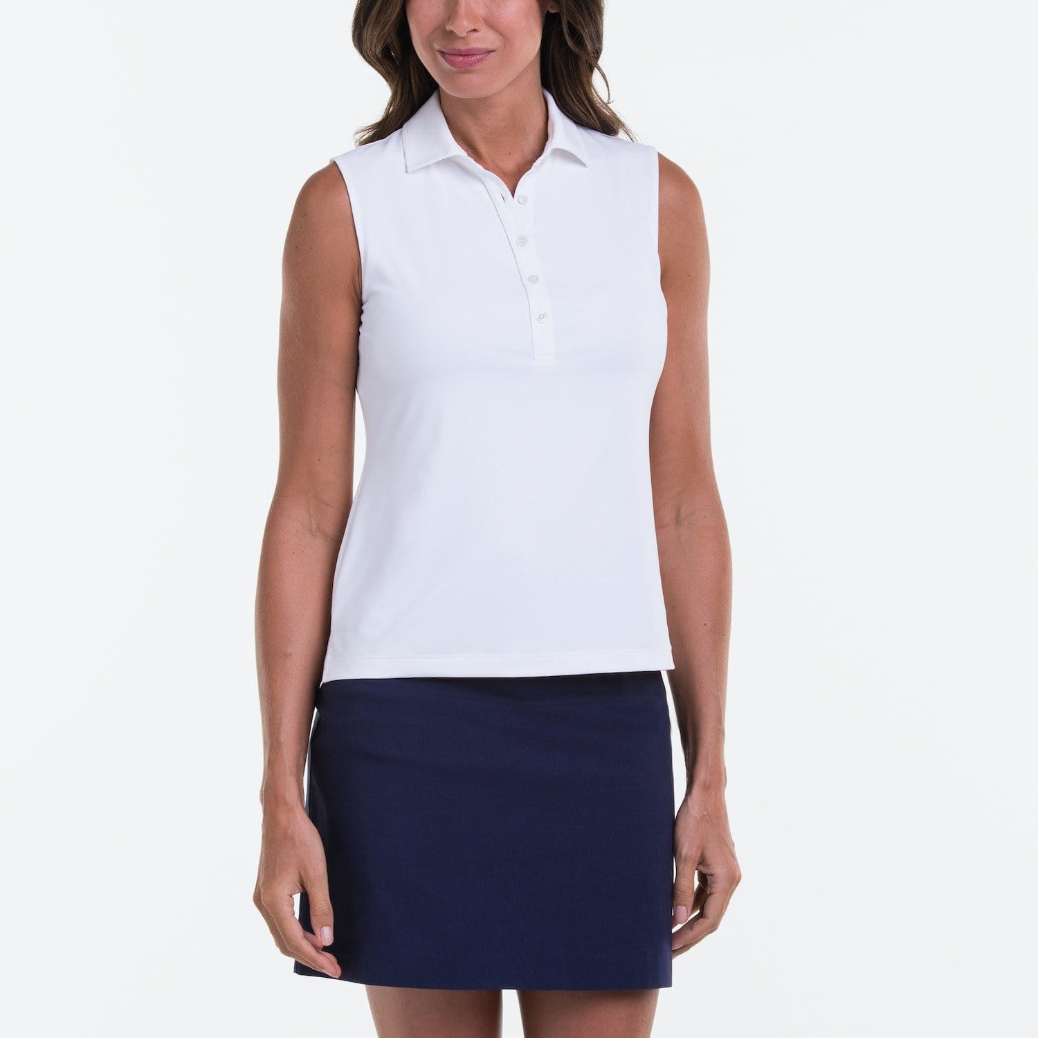 SLEEVELESS CHARLOTTE JERSEY POLO