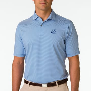 2024 PGA Championship USA Mini Stripe Jersey Polo